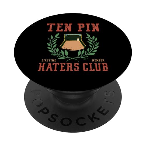 Ten Pin Haters Club Bowlingbahn Strike Spare Retro PopSockets Klebender PopGrip Ten Pin Haters Club Bowlingbahn Strike Spare Retro PopSockets Klebender PopGrip von Cedar Rue