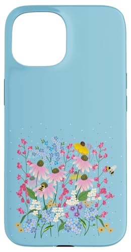 Wildblumen und Bienen Hülle für iPhone 15 Wildblumen und Bienen Hülle für iPhone 15 von Cedar Rue