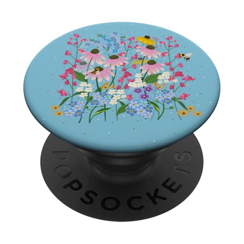 Wildblumen und Bienen PopSockets Klebender PopGrip Wildblumen und Bienen PopSockets Klebender PopGrip von Cedar Rue