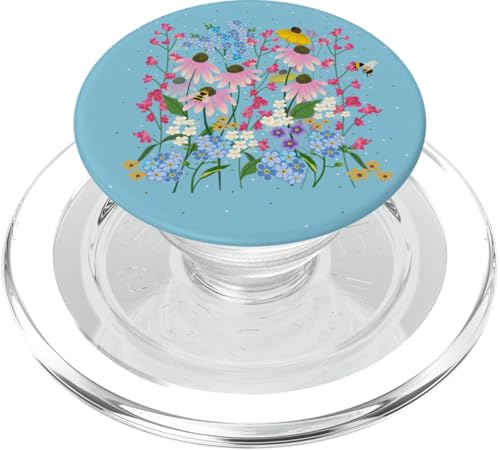 Wildblumen und Bienen PopSockets PopGrip für MagSafe Wildblumen und Bienen PopSockets PopGrip für MagSafe von Cedar Rue