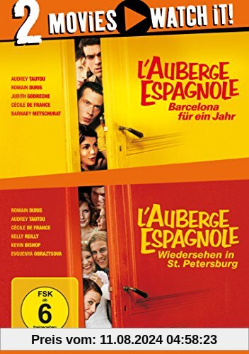 L' Auberge Espagnole - Barcelona für ein Jahr / Wiedersehen in St. Petersburg [2 DVDs] von Cedric Klapisch