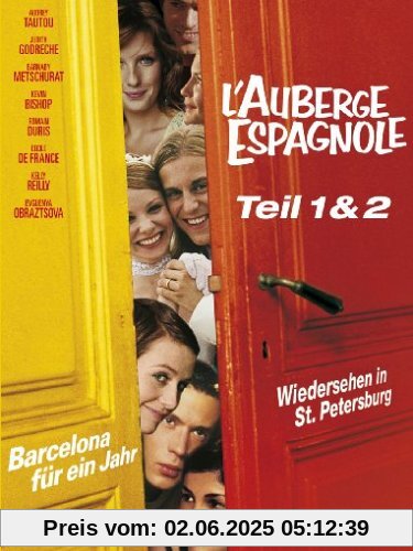 L'auberge Espagnole 1+2 - Collector's Box [2 DVDs] von Cedric Klapisch