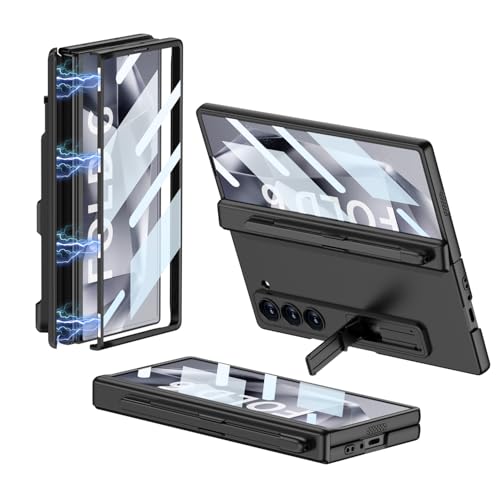 CeeEee Hülle für Samsung Galaxy Z Fold 6 5g Schutzfolie Cover 360 Grad Vollschutz Handyhülle Standerfunktion Scharnier Schutzhülle, Schwarz(Stift Nicht im enthalten) CeeEee Hülle für Samsung Galaxy Z Fold 6 5g Schutzfolie Cover 360 Grad Vollschutz Handyhülle Standerfunktion Scharnier Schutzhülle, Schwarz(Stift Nicht im enthalten) von CeeEee