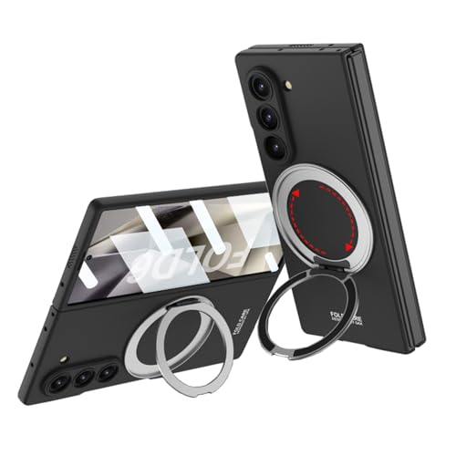 CeeEee Hülle für Samsung Galaxy Z Fold 6 5g Ultra Dünn Stoßfest Handyhülle Bildschirmschutz Protective Case mit Ständer Ring - Schwarz CeeEee Hülle für Samsung Galaxy Z Fold 6 5g Ultra Dünn Stoßfest Handyhülle Bildschirmschutz Protective Case mit Ständer Ring - Schwarz von CeeEee