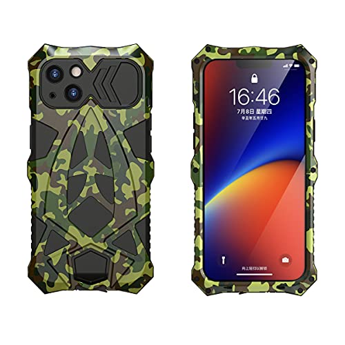 CeeEee iPhone 13 Hülle Hybrid Metall und Silikon Cover Militärorte Drop Protection Schutzhülle für iPhone13 - Camo von CeeEee