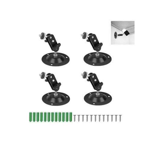 Ceeyoll 4 Stück Kamerahalterung Zur Wandmontage Um 360 Grad Verstellbare Drehbare Wandhalterung Überwachungshalterung Aus Metall Klemmstativ Geeignet für Montagehalterungen Ceeyoll 4 Stück Kamerahalterung Zur Wandmontage Um 360 Grad Verstellbare Drehbare Wandhalterung Überwachungshalterung Aus Metall Klemmstativ Geeignet für Montagehalterungen von Ceeyoll