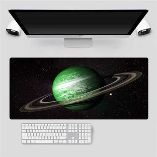 Mauspad Gaming XXL,500x1000x2mm Groß Mousepad,Wasserdicht Mouse Mat Pad mit Anti-Rutsch Gummibasis,mit Genähte Kanten,Mausmatte für Computer,Laptop,Tastatur - Grüner Planet Mauspad Gaming XXL,500x1000x2mm Groß Mousepad,Wasserdicht Mouse Mat Pad mit Anti-Rutsch Gummibasis,mit Genähte Kanten,Mausmatte für Computer,Laptop,Tastatur - Grüner Planet von Cekog