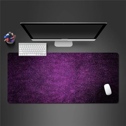 Mauspad Gaming XXL,800x400x3mm Groß Mousepad,Wasserdicht Mouse Mat Pad mit Anti-Rutsch Gummibasis,mit Genähte Kanten,Mausmatte für Computer,Laptop,Tastatur - Violett mattiert Mauspad Gaming XXL,800x400x3mm Groß Mousepad,Wasserdicht Mouse Mat Pad mit Anti-Rutsch Gummibasis,mit Genähte Kanten,Mausmatte für Computer,Laptop,Tastatur - Violett mattiert von Cekog