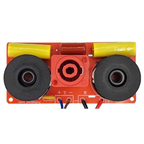 Celabie 2-Wege-300-W-Frequenzweiche-Teiler-Teiler-Stereo-Audiofilter für DIY-High-Fidelity-Sound von Celabie