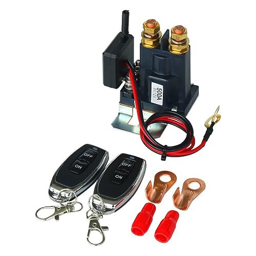 Celabie Fernbatterie-Trennschalter, Verbesserte Anschlussklemmen, 12 V, 500 A, für Auto-Wohnmobil-Batterietrennschalter mit 2 Schlüsseln Celabie Fernbatterie-Trennschalter, Verbesserte Anschlussklemmen, 12 V, 500 A, für Auto-Wohnmobil-Batterietrennschalter mit 2 Schlüsseln von Celabie