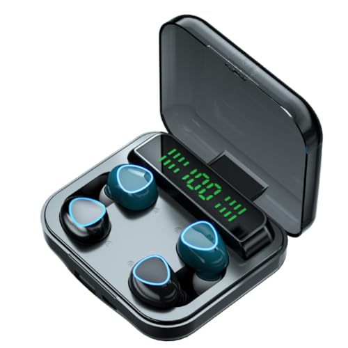 Celabie M22 Kabellose Kopfhörer für Paare, Touch-Digital-Display, Bluetooth-Kopfhörer, Ohrhörer, Kopfhörer mit Geräuschunterdrückung von Celabie