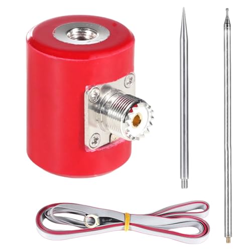 Celabie QRP 5M/16,4FT Antenne 14M-30MHz 300W HF-Antenne Multifunktions-Tragbar Edelstahl 1/4 Wellenlänge USDX-Radio Langlebig Einfach zu Bedienen von Celabie