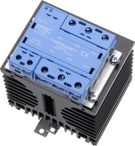 Celduc Halbleiterrelais SGT8658502 Schaltspannung (max.): 520 V/AC, 520 V/DC Nullspannungsschaltend von Celduc