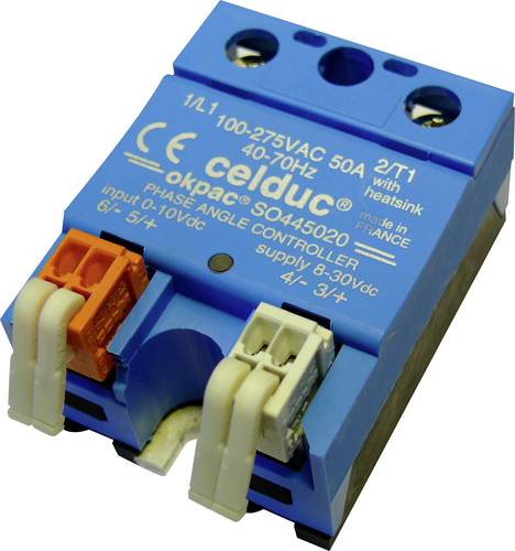 Celduc Halbleiterrelais SO445020 50A Schaltspannung (max.): 280 V/AC, 280 V/DC 1St. von Celduc