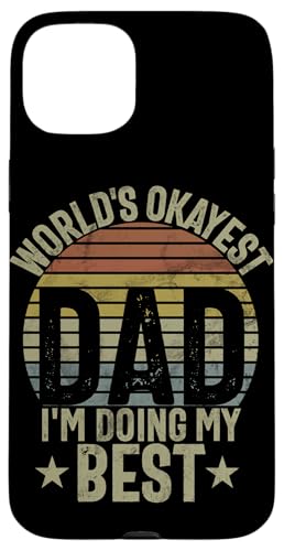 Der Okayest Dad der Welt Ich mache meinen besten Retro-Vatertag Hülle für iPhone 15 Plus Der Okayest Dad der Welt Ich mache meinen besten Retro-Vatertag Hülle für iPhone 15 Plus von Celebrate Fathers Day Gifts Dad Papa Father