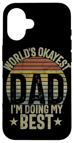 Der Okayest Dad der Welt Ich mache meinen besten Retro-Vatertag Hülle für iPhone 16 Der Okayest Dad der Welt Ich mache meinen besten Retro-Vatertag Hülle für iPhone 16 von Celebrate Fathers Day Gifts Dad Papa Father