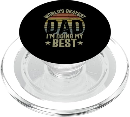 Der Okayest Dad der Welt Ich mache meinen besten Retro-Vatertag PopSockets PopGrip für MagSafe Der Okayest Dad der Welt Ich mache meinen besten Retro-Vatertag PopSockets PopGrip für MagSafe von Celebrate Fathers Day Gifts Dad Papa Father