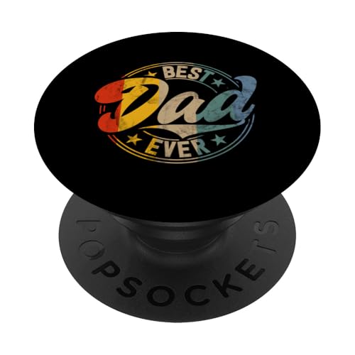 Der beste Vater aller Zeiten, Vatertag, Retro-Eltern, Vaterschaft PopSockets Klebender PopGrip von Celebrate Fathers Day Gifts Dad Papa Father