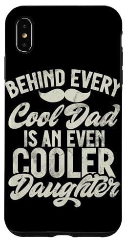 Hinter jedem coolen Papa steckt eine noch coolere Tochter Vintage Hülle für iPhone XS Max Hinter jedem coolen Papa steckt eine noch coolere Tochter Vintage Hülle für iPhone XS Max von Celebrate Fathers Day Gifts Dad Papa Father