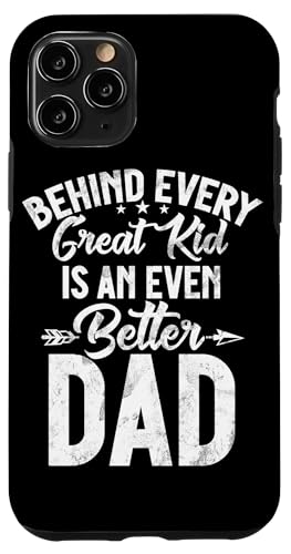Hinter jedem tollen Kind ist ein noch besserer Vater Vatertag Hülle für iPhone 11 Pro Hinter jedem tollen Kind ist ein noch besserer Vater Vatertag Hülle für iPhone 11 Pro von Celebrate Fathers Day Gifts Dad Papa Father