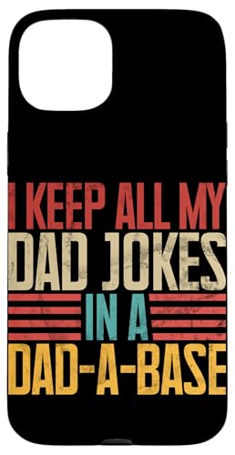 I Keep All My Dad Witze In A Dad A Base Retro-Vatertag Hülle für iPhone 15 Plus I Keep All My Dad Witze In A Dad A Base Retro-Vatertag Hülle für iPhone 15 Plus von Celebrate Fathers Day Gifts Dad Papa Father