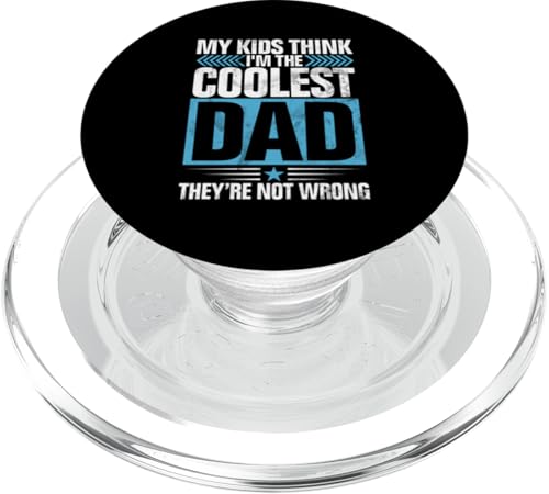 Meine Kinder finden den coolsten Vater, sie haben sich nicht geirrt Vatertag PopSockets PopGrip für MagSafe Meine Kinder finden den coolsten Vater, sie haben sich nicht geirrt Vatertag PopSockets PopGrip für MagSafe von Celebrate Fathers Day Gifts Dad Papa Father