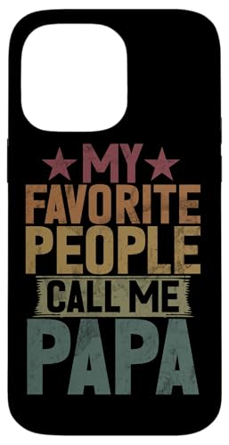 Meine Lieblingsleute nennen mich Papa Father's Day Vintage Son Hülle für iPhone 14 Pro Max Meine Lieblingsleute nennen mich Papa Father's Day Vintage Son Hülle für iPhone 14 Pro Max von Celebrate Fathers Day Gifts Dad Papa Father