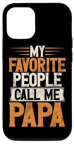 My Favorite People Call Me Papa Vintage Vatertag Eltern Hülle für iPhone 12/12 Pro von Celebrate Fathers Day Gifts Dad Papa Father
