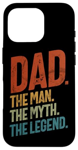 Papa Der Mann Der Mythos Die Legende Retro-Vatertags-Elternteil Hülle für iPhone 16 Pro Papa Der Mann Der Mythos Die Legende Retro-Vatertags-Elternteil Hülle für iPhone 16 Pro von Celebrate Fathers Day Gifts Dad Papa Father