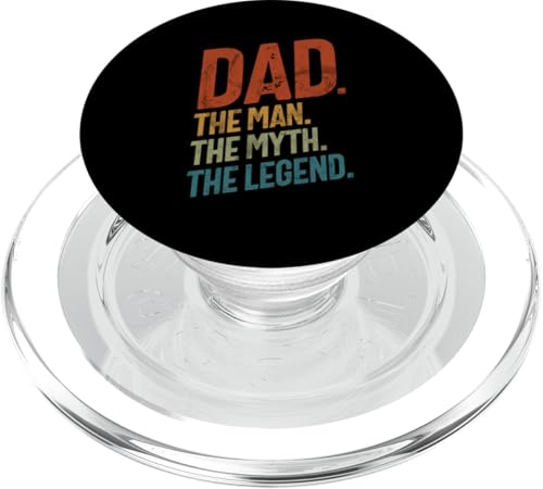 Papa Der Mann Der Mythos Die Legende Retro-Vatertags-Elternteil PopSockets PopGrip für MagSafe von Celebrate Fathers Day Gifts Dad Papa Father