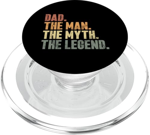 Papa Der Mann Der Mythos Die Legende Vatertags-Retro-Elternteil PopSockets PopGrip für MagSafe von Celebrate Fathers Day Gifts Dad Papa Father