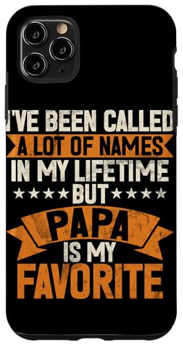Papa Is My Favorite Name Vatertag Vintage Eltern Sohn Hülle für iPhone 11 Pro Max Papa Is My Favorite Name Vatertag Vintage Eltern Sohn Hülle für iPhone 11 Pro Max von Celebrate Fathers Day Gifts Dad Papa Father
