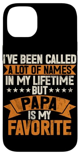 Papa Is My Favorite Name Vatertag Vintage Eltern Sohn Hülle für iPhone 14 Plus Papa Is My Favorite Name Vatertag Vintage Eltern Sohn Hülle für iPhone 14 Plus von Celebrate Fathers Day Gifts Dad Papa Father