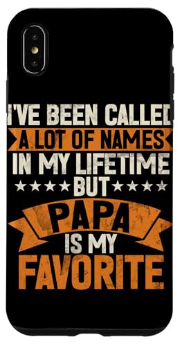 Papa Is My Favorite Name Vatertag Vintage Eltern Sohn Hülle für iPhone XS Max Papa Is My Favorite Name Vatertag Vintage Eltern Sohn Hülle für iPhone XS Max von Celebrate Fathers Day Gifts Dad Papa Father