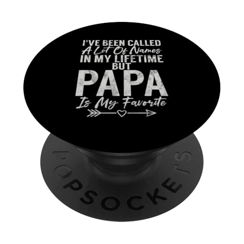 Papa ist mein liebster Lieblings-Vater zum Vatertag, Vintage-Elternvater PopSockets Klebender PopGrip Papa ist mein liebster Lieblings-Vater zum Vatertag, Vintage-Elternvater PopSockets Klebender PopGrip von Celebrate Fathers Day Gifts Dad Papa Father