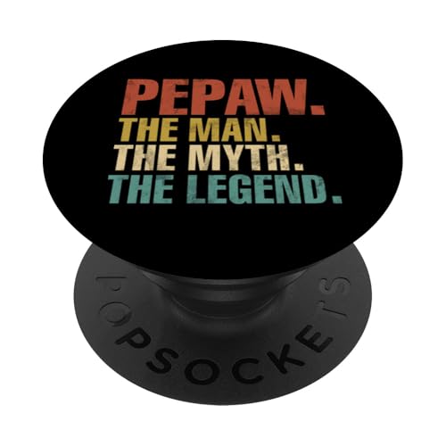 Pepaw The Man The Myth The Legend Retro Vatertag Vintage PopSockets Klebender PopGrip Pepaw The Man The Myth The Legend Retro Vatertag Vintage PopSockets Klebender PopGrip von Celebrate Fathers Day Gifts Dad Papa Father