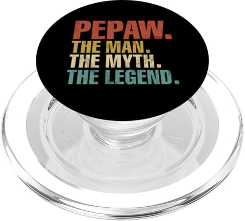 Pepaw The Man The Myth The Legend Retro Vatertag Vintage PopSockets PopGrip für MagSafe Pepaw The Man The Myth The Legend Retro Vatertag Vintage PopSockets PopGrip für MagSafe von Celebrate Fathers Day Gifts Dad Papa Father