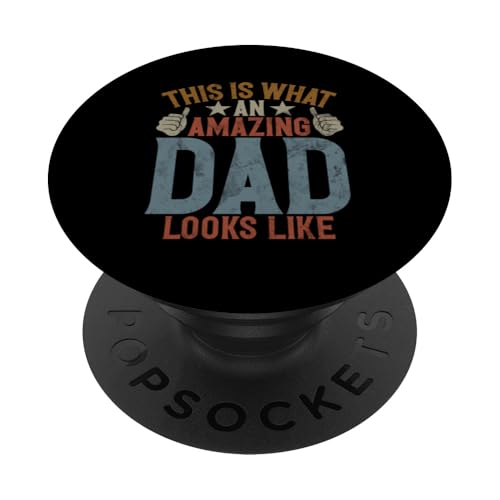 So sieht ein toller Vater aus Vatertag Vintage PopSockets Klebender PopGrip So sieht ein toller Vater aus Vatertag Vintage PopSockets Klebender PopGrip von Celebrate Fathers Day Gifts Dad Papa Father