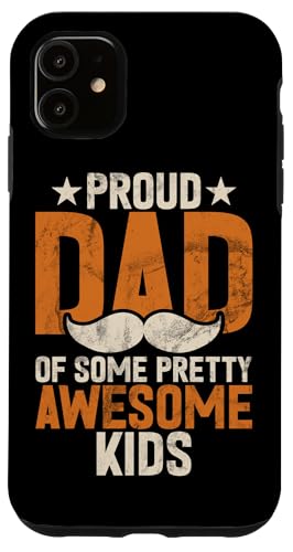 Stolzer Vater einiger ziemlich toller Vatertags-Vintage-Kinder Hülle für iPhone 11 von Celebrate Fathers Day Gifts Dad Papa Father