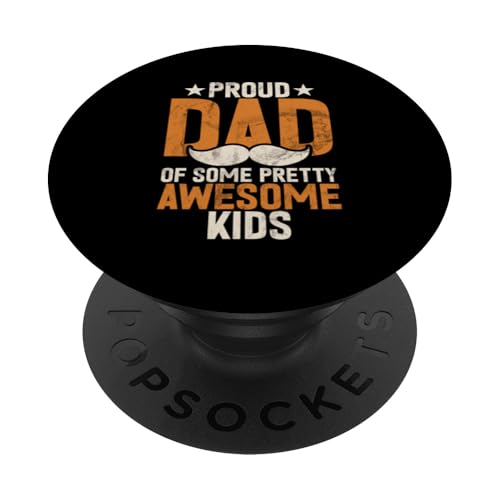 Stolzer Vater einiger ziemlich toller Vatertags-Vintage-Kinder PopSockets Klebender PopGrip Stolzer Vater einiger ziemlich toller Vatertags-Vintage-Kinder PopSockets Klebender PopGrip von Celebrate Fathers Day Gifts Dad Papa Father