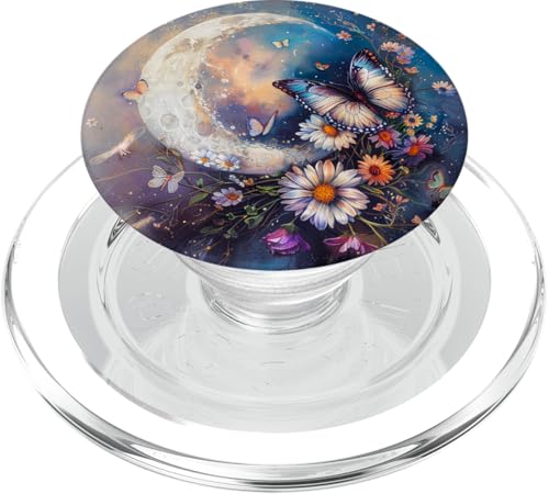 Butterfly Celestial Schwarz PopSockets PopGrip für MagSafe Butterfly Celestial Schwarz PopSockets PopGrip für MagSafe von Celestial Boho Accessoires