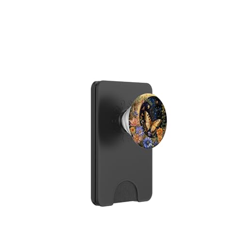 Mond, Himmelsfalter, Wildblume PopSockets PopWallet für MagSafe Mond, Himmelsfalter, Wildblume PopSockets PopWallet für MagSafe von Celestial Boho Accessoires