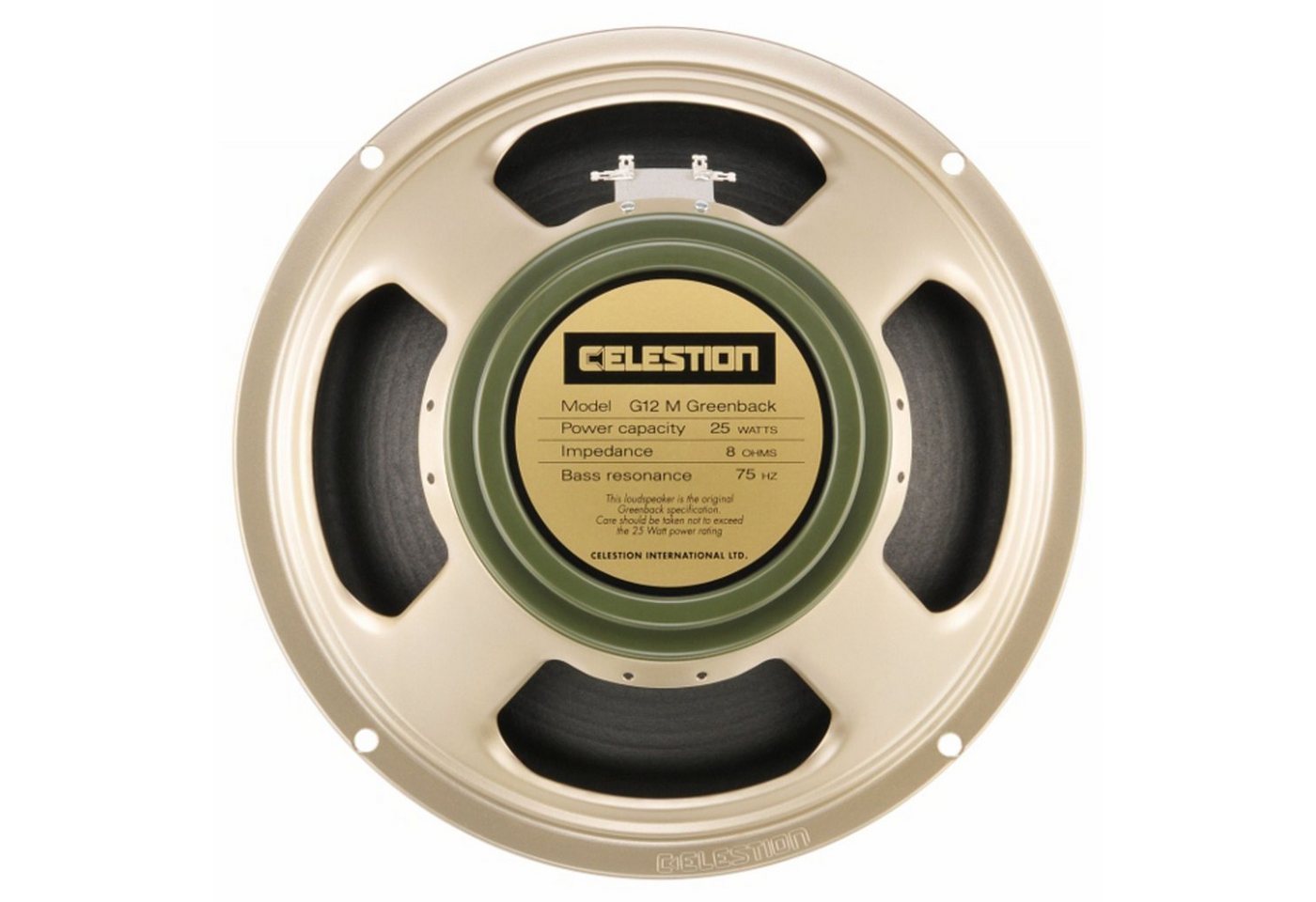 Celestion Lautsprecher (G12M Greenback 12 16 Ohm - Gitarrenlautsprecher)" von Celestion