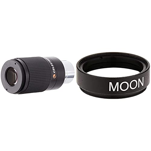Celestron 1,25'' 28-24 mm Okular Zoom, 93230 & 94119-A 1,25'' Mondfilter von Celestron