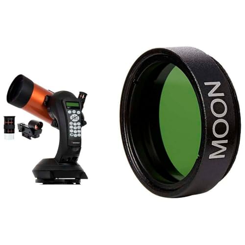 Celestron 11069 NexStar 8SE computergesteuertes Schmidt-Cassegrain-Teleskop mit vollautomatisierter Halterung, SkyAlign-Technologie und XLT-Beschichtung, Schwarz/orange Celestron 11069 NexStar 8SE computergesteuertes Schmidt-Cassegrain-Teleskop mit vollautomatisierter Halterung, SkyAlign-Technologie und XLT-Beschichtung, Schwarz/orange von Celestron
