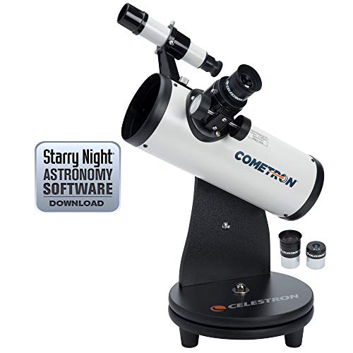 Celestron 21023 Cometron 76mm Firstscope, White von Celestron
