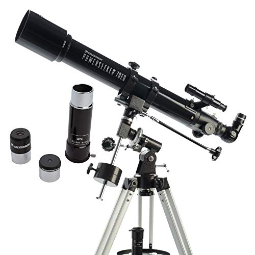 Celestron 21037 PowerSeeker 70EQ Refractor Telescope, Black von Celestron