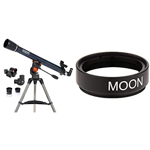 Celestron 21061 AstroMaster 70AZ Refraktor & 94119-A 1,25'' Mondfilter von Celestron