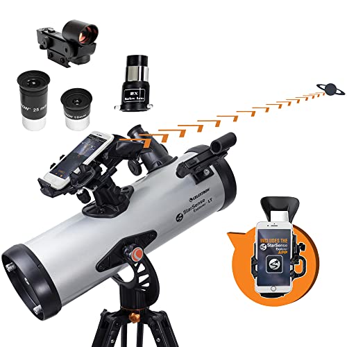 Celestron 22452 StarSense Explore LT114AZ Telescope, Silver/Black Celestron 22452 StarSense Explore LT114AZ Telescope, Silver/Black von Celestron