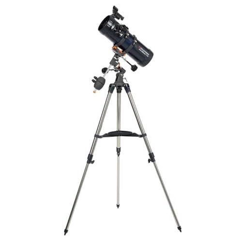Celestron 31042 AstroMaster 114EQ Newtonian Reflector Telescope, Dark Blue von Celestron